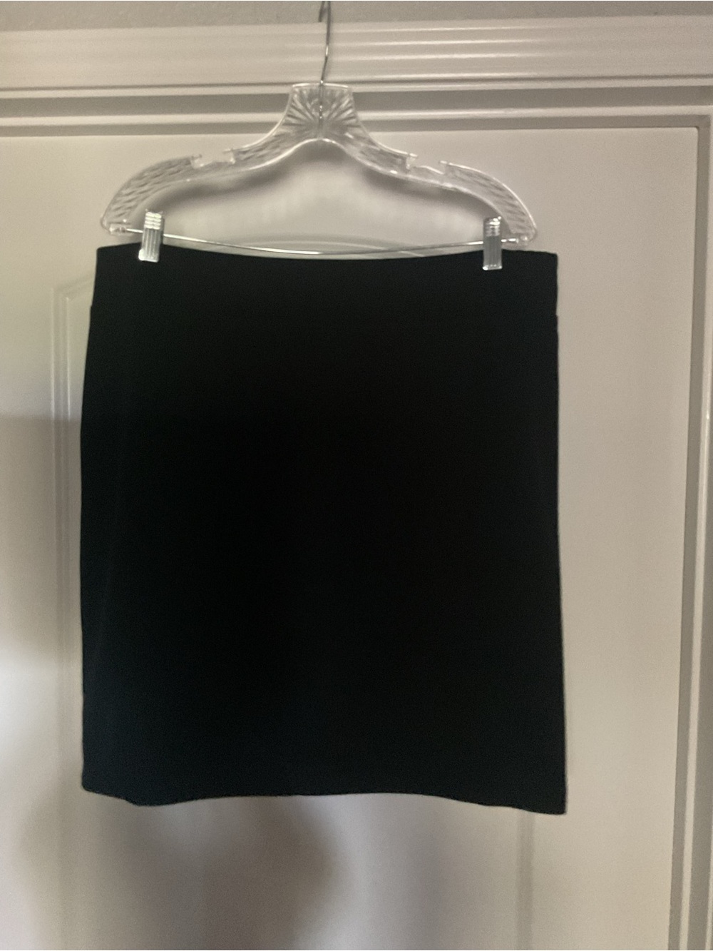 Valerie Stevens Classic  Black Stretch Pencil Skirt -XL